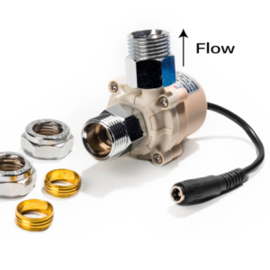 Quieter V2 Radiator Flow Booster - Fits Directly To Your Radiator (includes 12 volt transformer and 24 hour timer)